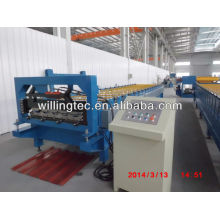 Hydraulic cutting portable metal roofing roll forming machine made in china